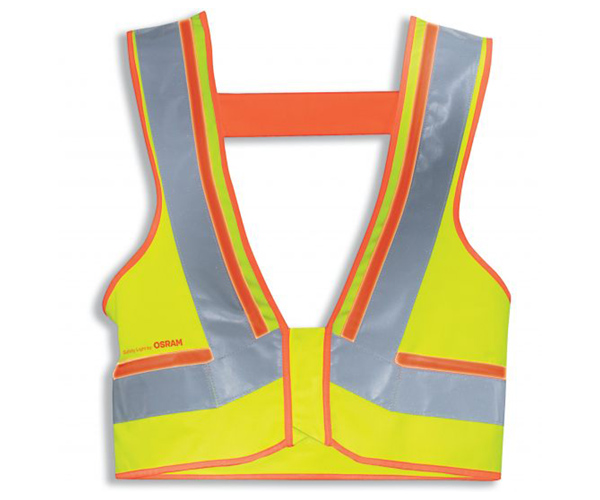 High visibility clothing with LED lighting