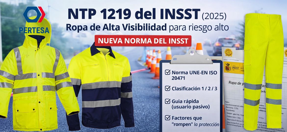 NTP 1219: Ropa de protección de Alta Visibilidad.